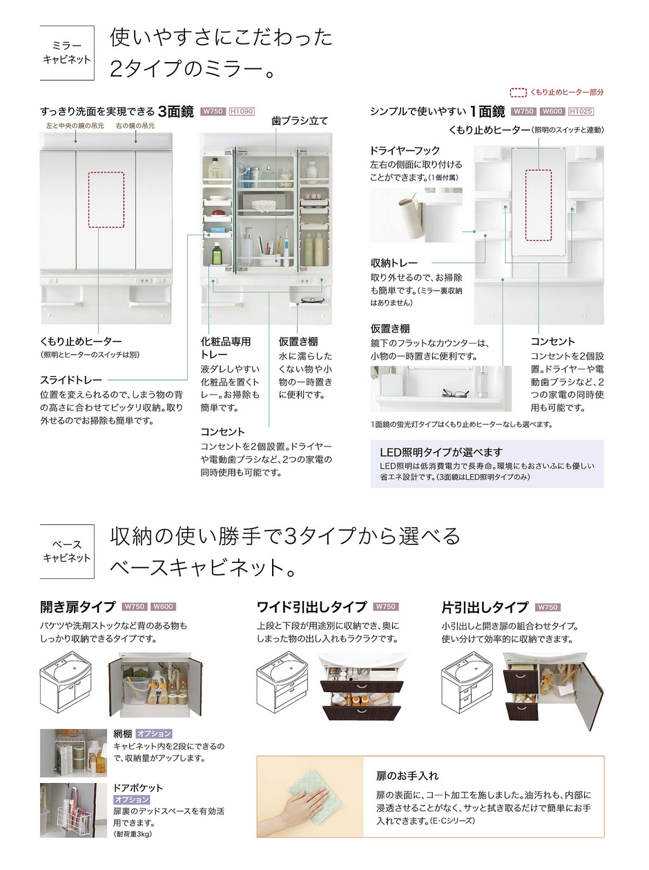 トクラス 洗面化粧台 ドレッサー ジョリエ